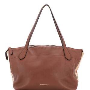 Burberry Welburn Tote Leather And House #188420B67B